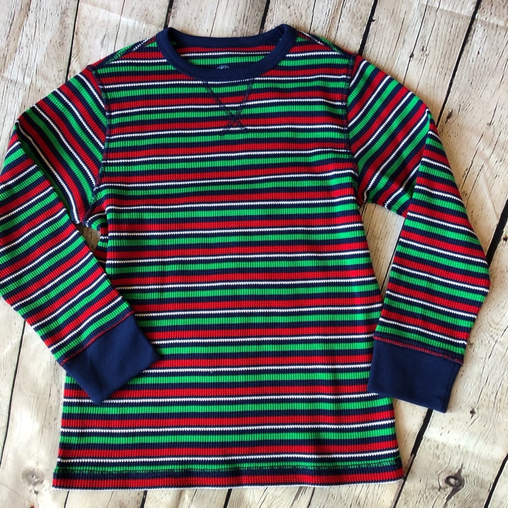 Thermal stripe shirt